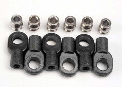 Traxxas 2742X Short Rod Ends with Hollow Ball Connectors 6 Each