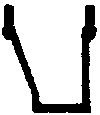 Tichy Train Group 3042 HO Scale Stirrup Steps Angled Offset Bottom Mount 10 Pieces