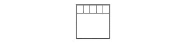 Tichy Train Group 8187 HO Scale Store Window 98" Wide x 102" High Masonry 6 Pieces w/Glazing