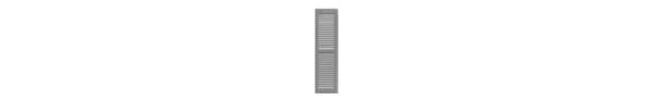 Tichy Train Group 8040 HO Scale Louvered Shutters 18" Wide x 68" High 24 Pieces