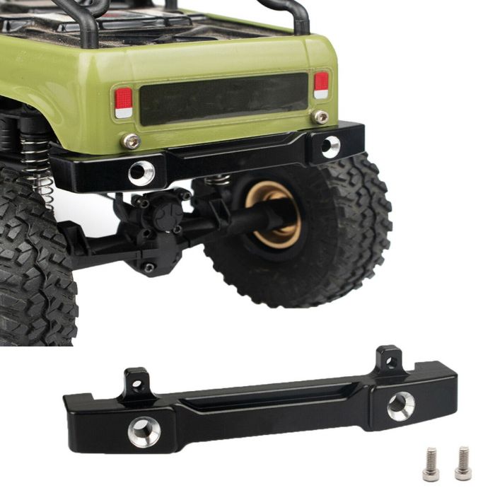 Powerhobby SCX2432 Black Aluminum Rear Bumper for SCX24 Deadbolt