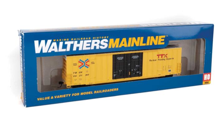 Walthers 910-2977 HO Scale 60' High Cube Plate F Boxcar TTX TBOX 662180
