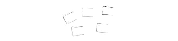 Tichy Train Group 3015 HO Scale Phosphor-Bronze Wire Formed Grab Irons 18" Drop Type 100-Pack