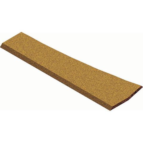 Midwest Products 3023 HO Scale Cork Roadbed #4/#6 Left Hand Turnouts - 3/16 x 2-15/16 x 8-5/8" (1 Pa