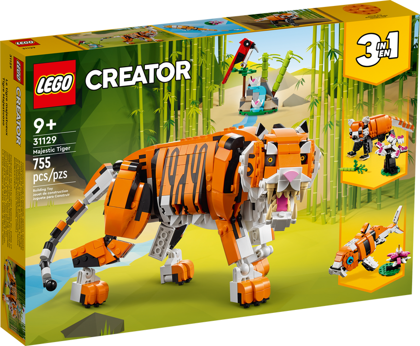 Mekanisk kun Empirisk 31129 LEGO® Creator Majestic Tiger 3in1 Set — White Rose Hobbies