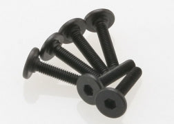 Traxxas 3646 3x15mm Flat Head Machine Screw Hex Drive 6 Pack