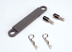 Traxxas 3727A Battery Hold Down Plate Grey for 2WD Rustler and Bandit