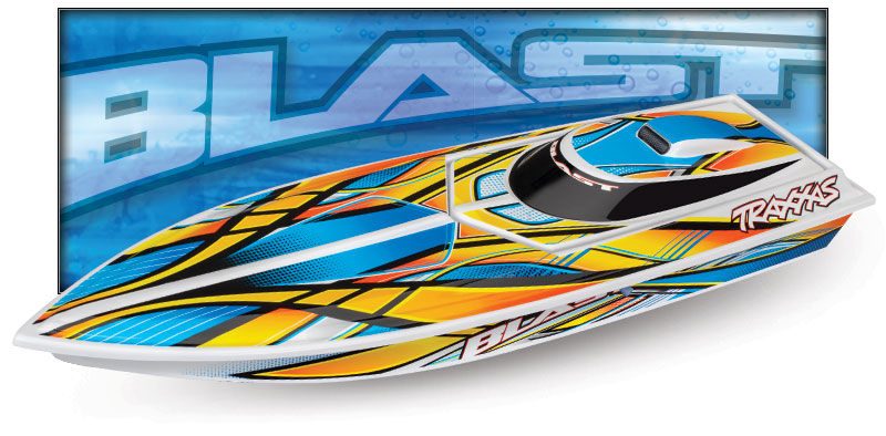Traxxas 38104-1 Blast High Performance Electric Race Boat Orange