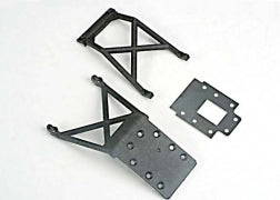 Traxxas 4133 Skid Plate Front and Rear Fiberglass Transmission Spacer Plate