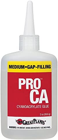 Great Planes 6009 Pro CA Glue 2 oz Medium