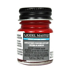 Testors 4630 Acrylic Paint Gloss 1/2oz Clear Red