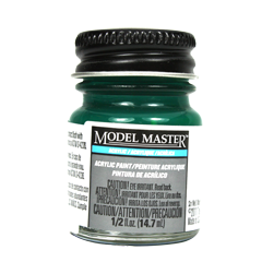 Testors 4668 Acrylic Paint Gloss 1/2oz Clear Green