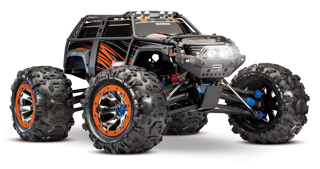 Traxxas 56076-4 Summit 1/10 Scale RTR 4WD Extreme Terrain Monster Truck Orange