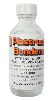 Plastruct 3 Bondene Styrene and ABS Plastic Cement 2 oz.