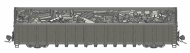 Athearn Genesis G76708 HO Scale NSC 6400 Gondola with Load American Iron AIMX 14057