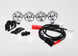 Traxxas 6784 Chrome Lightbar with Clear LED Lights for Sampede 4x4