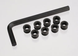 Traxxas 7033X Aluminum Pivot Ball Caps 8 Pack