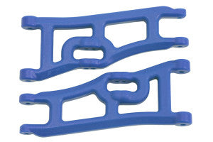 RPM 70665 Wide Front A-arms, Blue for Traxxas 2WD Rustler Stampede Slash