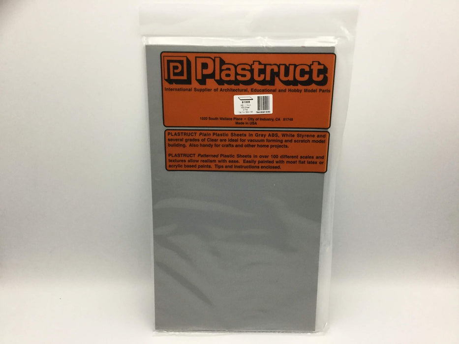 Plastruct Model Parts 91005 SSA-106 Gray ABS, .060 (2 Pack)