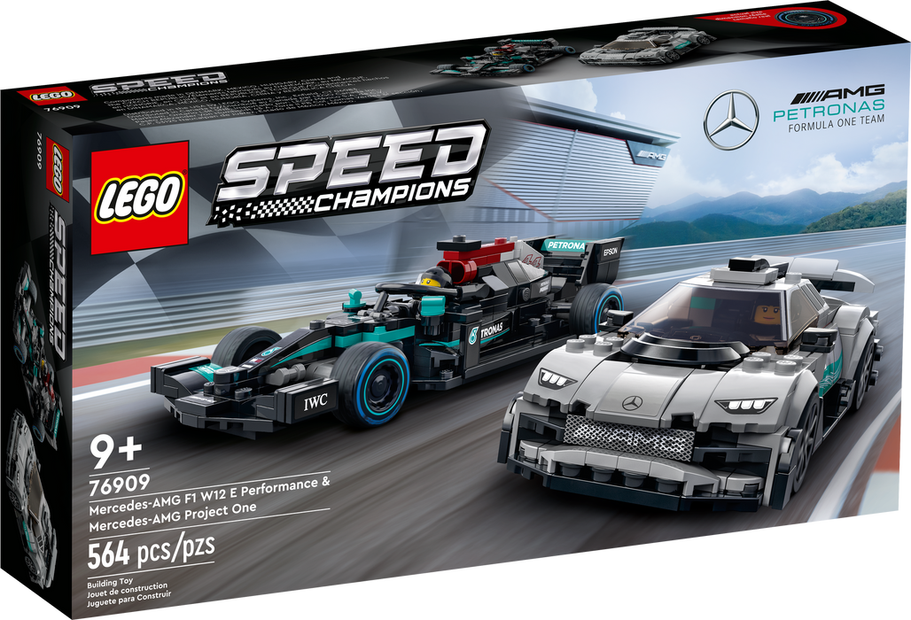 76909 LEGO® Speed Champions Mercedes AMG F1 W12 E Performance & Mercedes AMG Project One