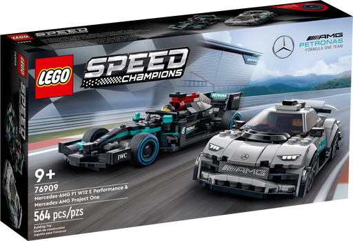 76909 LEGO® Speed Champions Mercedes AMG F1 W12 E Performance & Mercedes AMG Project One