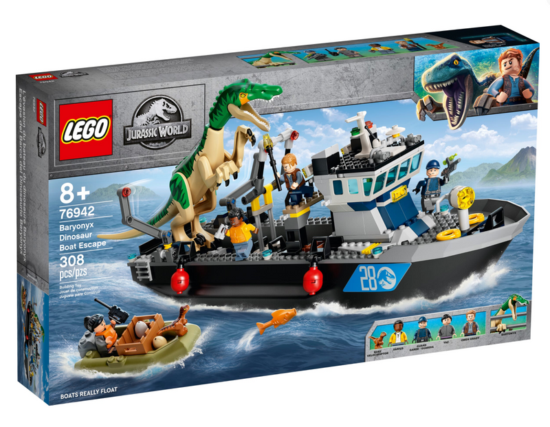 76942 LEGO® Jurassic World Baryonyx Dinosaur Boat Escape