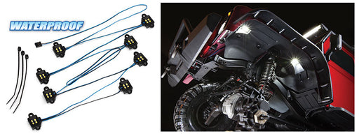 Traxxas 8030 LED Light Set for TRX-4 Defender Complete Kit with Power Supply
