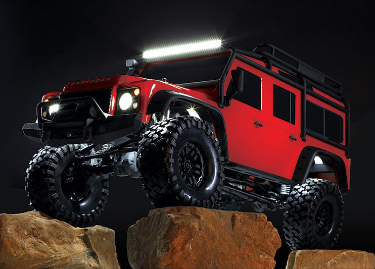 Traxxas 8030 LED Light Set for TRX-4 Defender Complete Kit with Power Supply