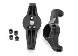 Traxxas 8232 Caster Blocks (portal drive) Left & Right with Kingpin Bushings for TRX-4