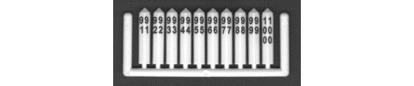 Tichy Train Group 8246 HO Scale Milepost Markers 51 to 100