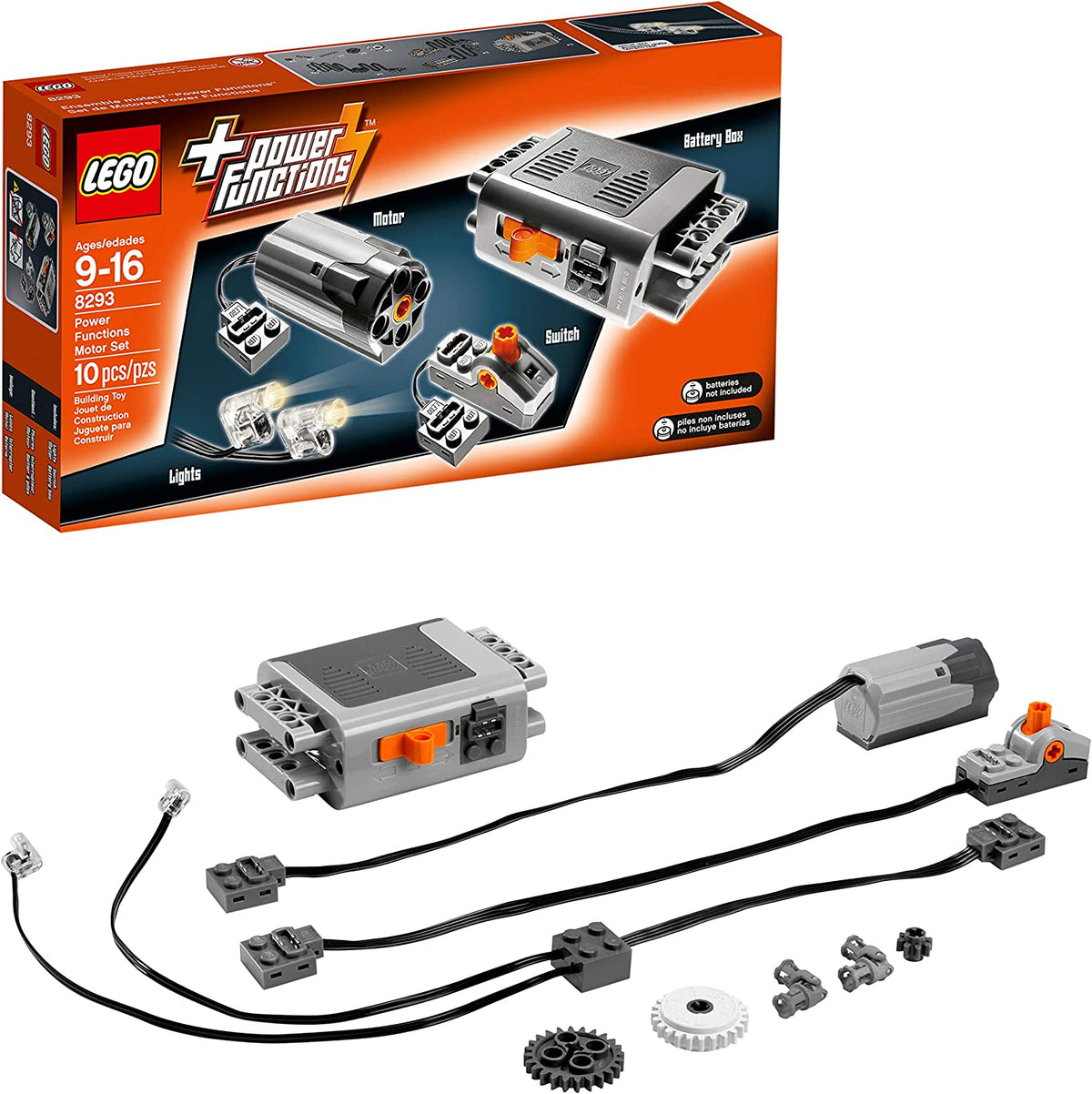 8293 LEGO® + Power Functinos Moto Set for Technic - NOS — White