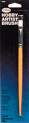Testors 8734 Brush, 5/16" Flat