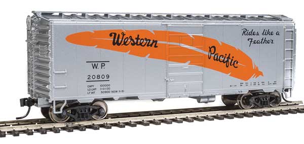 Walthers Mainline 910-2396 HO Scale PS-1 40' Boxcar Western Pacific WP 20809