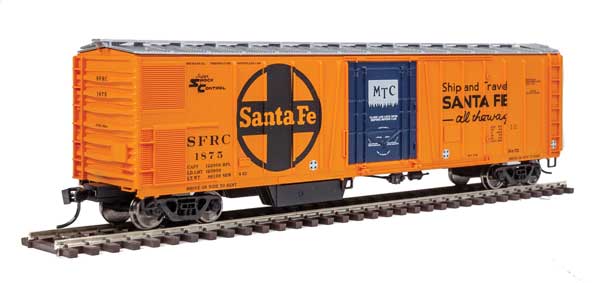 Walthers Mainline 910-3751 HO Scale 50' AAR Mechanical Refrigerator Car Santa Fe Refrigerated Despat