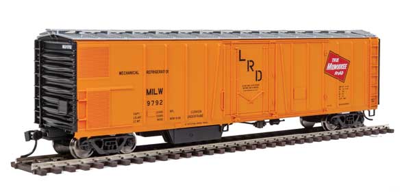 Walthers Mainline 910-3760 HO Scale 50' AAR Mechanical Refrigerator Car Milwaukee Road MILW 9792
