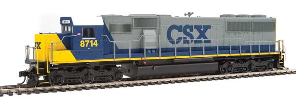 Walthers Mainline 910-9754 HO Scale EMD SD60 Diesel Locomotive CSX 8714