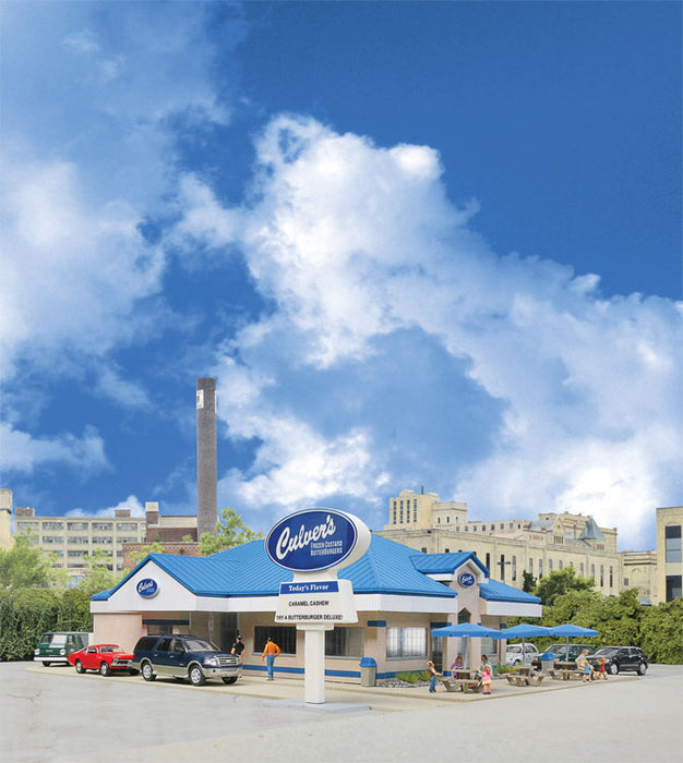 Walthers Cornerstone 933-3486 HO Scale Culver's Building Kit