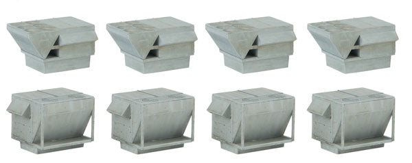Walthers Cornerstone 933-4077 HO Scale Rooftop or Ground HVAC Units