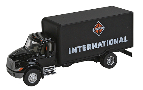 Walthers SceneMaster 949-11292 HO Scale International 4900 Black Box Truck
