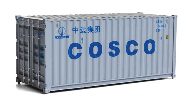 Walthers SceneMaster 949-8071 HO Scale 20' Corrugated Container Cosco