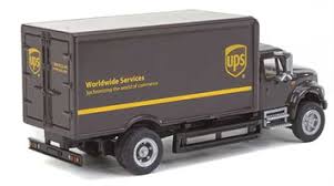 Walthers SceneMaster 949-11294 HO Scale 4900 International Box Truck UPS Truck New Shield Scheme