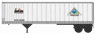 Walthers SceneMaster 949-2505 HO Scale 40' Trailmobile Trailer Crab Orchard and Egyptian COER