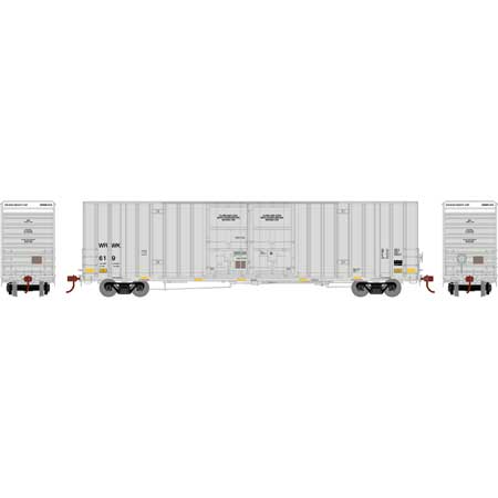 Athearn 75305 HO 60' Gunderson Double Door Hi-Cube Boxcar Warwick WRWK 619