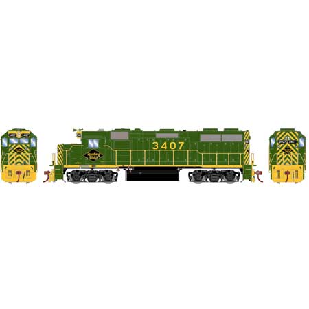 Athearn Genesis G65624 HO EMD GP39-2 Reading RDG 3407 with DCC and Sound
