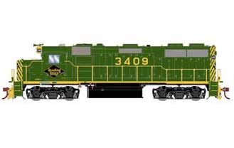 Athearn Genesis G65625 HO EMD GP39-2 Reading RDG 3409 with DCC and Sound