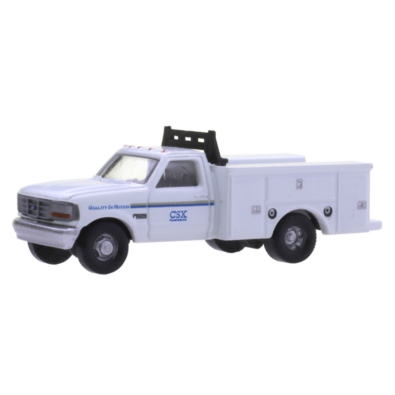 Atlas 60000154 N Scale F-250 and F-350 Pickup Truck Set - CSX