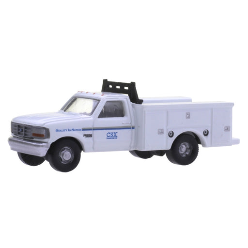 Atlas 60000154 N Scale F-250 and F-350 Pickup Truck Set - CSX