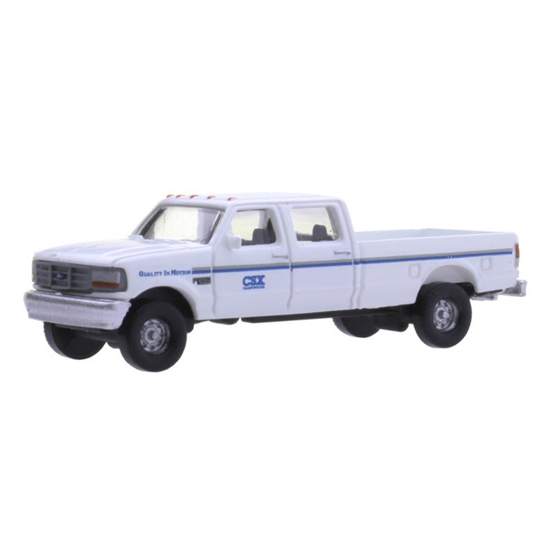 Atlas 60000154 N Scale F-250 and F-350 Pickup Truck Set - CSX
