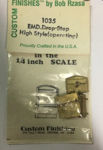 Custom Finishing 1035 HO Scale EMD Drop Step High Style Operating