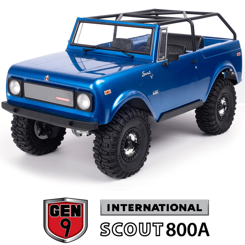 Redcat 15517 Gen9 1/10 RTR International Scout 800A 4x4 Trail Truck - Blue